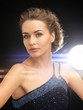 woman in evening dress