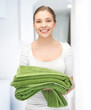 lovely girl with towels