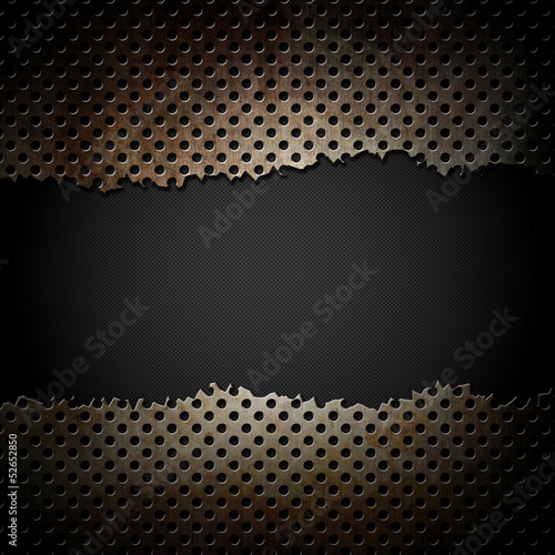 Illustration: Grunge metal background Grunge metal background