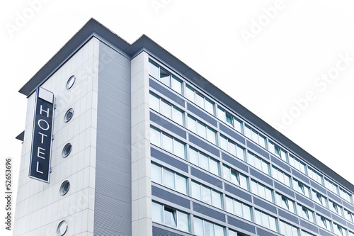 Photo: Hotel - Gebäude mit Schild - Frankfurt, Deutschland Hotel - Gebäude mit Schild - Frankfurt, Deutschland