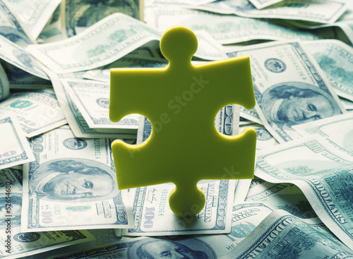 Photo: Money puzzle Money puzzle