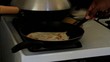 Cooking a rice crepe