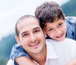 Happy Father And Son