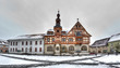 Photo: historisches Rathaus von Harzgerode im Winter historisches Rathaus von Harzgerode im Winter