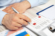 The businessman and calculator