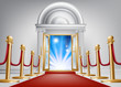 Vektor: Red carpet entrance Red carpet entrance