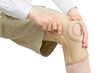 Neoprene knee brace.