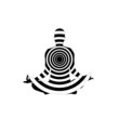 Meditation and hypnosis symbol