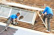 roofing work with flex roof