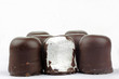 chocolate covered marshmallows .german schokokuss