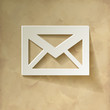 E-Mail Symbol Papier Umschlag Vintage