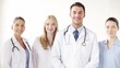 group of smiling doctors