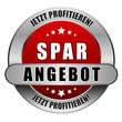 Vektor: 5 Star Button rot SPARANGEBOT JP JP 5 Star Button rot SPARANGEBOT JP JP