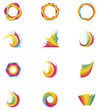 Vektor: Vector abstract elements Vector abstract elements