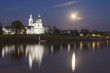 Poland, Krakow, Skałka Abbey Moonlit