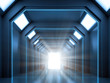 Science fiction interior scene