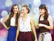 Students girls having fun