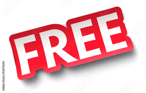 Illustration: FREE tag FREE tag