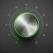 Volume button with metal texture