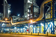 piping system in industrial plant