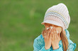 girl with handkerchief
