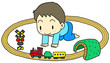 玩具　汽車　男の子