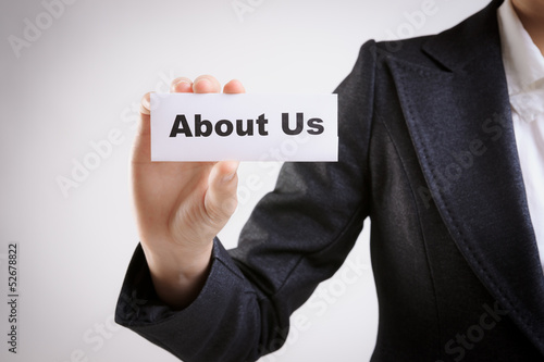 Photo: about us about us