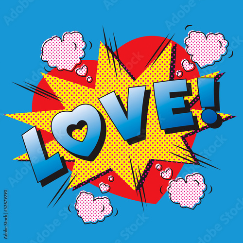  Love cartoon explosion. Falling in love. Love firework.