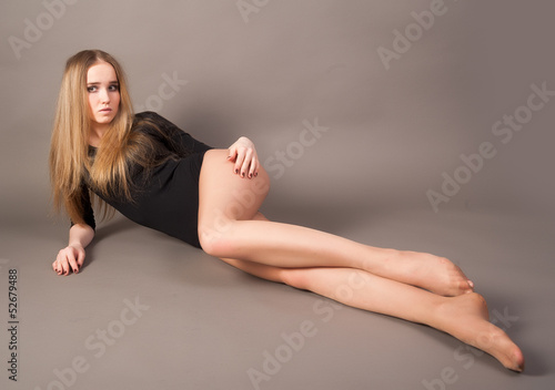 Photo: flexible athletic woman flexible athletic woman