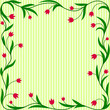 Tulips ornament border