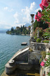 Photo: View to the lake Como from villa Monastero. Italy View to the lake Como from villa Monastero. Italy