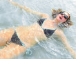 lying on water