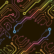 circuit board background. eps10 vector illustration