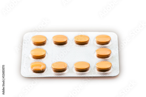 Photo: blister with pills blister with pills