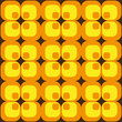 70er Retro Muster Quadrate