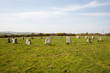 Ancient stone circle at Penwith Cornwall UK