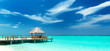 Tropische Strandbar
