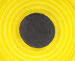 Moon pie on yellow background