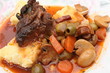 Daube à la Polenta - Sauce au Vin de Bourgogne