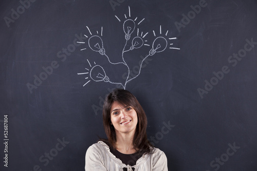 Photo: Woman with lots of creativity Woman with lots of creativity