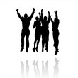 business winning team