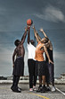Photo: Street basketball team Street basketball team
