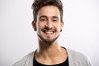Young man smiling
