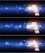 cursor click digital button