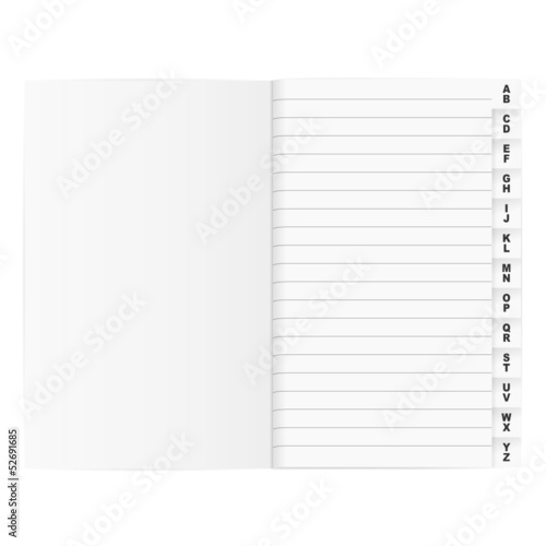 Vector: adressbuch I adressbuch I