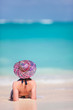 Young woman relaxing at beach