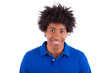 Close up portrait of a young african american man - Black people