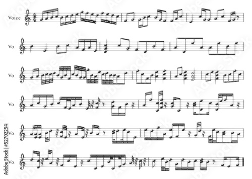 Vector: music music