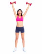 Photo: Young beautiful fitness woman. Young beautiful fitness woman.