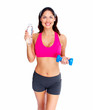 Photo: Young beautiful fitness woman. Young beautiful fitness woman.
